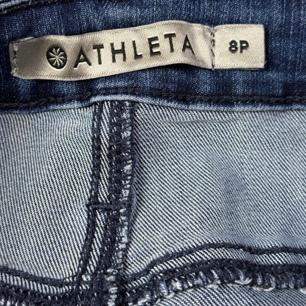 Athleta Sculptek Skinny Jeans Womens 8P Blue Medium Wash Stretch Denim 54023 - Picture 2 of 8